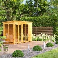 Powersheds Pent Shiplap Dip Treated Summerhouse - 10 x 4ft