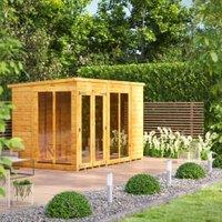 Powersheds Pent Shiplap Dip Treated Summerhouse - 10 x 6ft