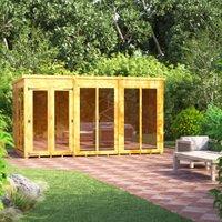 Powersheds Pent Shiplap Dip Treated Summerhouse - 12 x 6ft