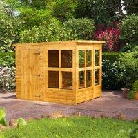 Powersheds Pent Shiplap Dip Treated Potting Shed - 6 x 8ft