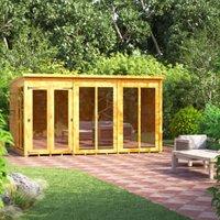 Powersheds Pent Shiplap Dip Treated Summerhouse - 12 x 8ft