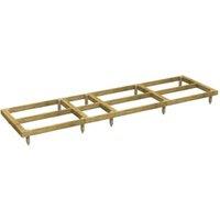 Powersheds Pressure Treated Garden Building Base Kit - 14 x 4ft