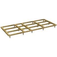 Powersheds Pressure Treated Garden Building Base Kit - 14 x 6ft