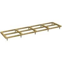 Powersheds Pressure Treated Garden Building Base Kit - 16 x 4ft