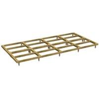 Powersheds Pressure Treated Garden Building Base Kit - 16 x 8ft