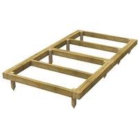 Powersheds Pressure Treated Garden Building Base Kit - 4 x 8ft