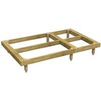 Powersheds Pressure Treated Garden Building Base Kit - 6 x 4ft