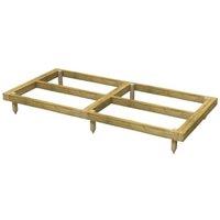 Powersheds Pressure Treated Garden Building Base Kit - 8 x 4ft