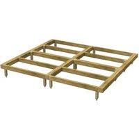 Powersheds Pressure Treated Garden Building Base Kit - 8 x 8ft
