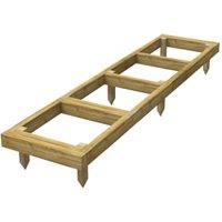 Powersheds Pressure Treated Garden Building Base Kit - 8 x 2ft