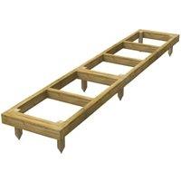 Powersheds Pressure Treated Garden Building Base Kit - 10 x 2ft