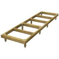 Powersheds Pressure Treated Garden Building Base Kit - 10 x 3ft