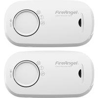 FireAngel FA3313-T2 Carbon Monoxide Alarm with 10 Year Replaceable Batteries - Twin Pack