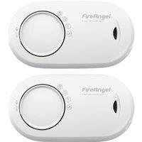 FireAngel FA3820-T2 Carbon Monoxide Alarm with 10 Year Sealed for Life Battery - Twin Pack
