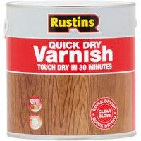 Rustins Quick Dry Gloss Varnish - Clear - 2.5L