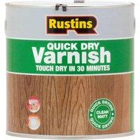 Rustins Quick Dry Matt Varnish - Clear - 2.5L