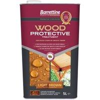 Barrettine Wood Protective Treatment - Light Brown - 5L