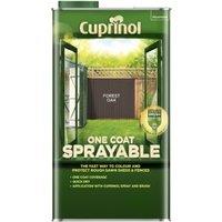 Cuprinol One Coat Sprayable Fence Treatment - Forest Oak - 5L