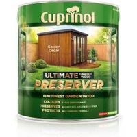 Cuprinol Ultimate Garden Wood Preserver - Golden Oak - 4L