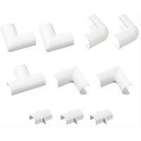 D-Line 20 x 10mm Trunking Accessory Multi-Pack - Pack of 10