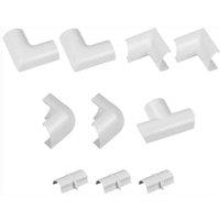 D-Line 30 x 15mm Trunking Accessory Multi-Pack - Pack of 10