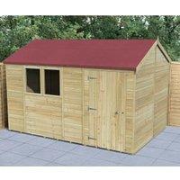 Forest Garden Timberdale Reverse Apex Shed - 12 x 8ft