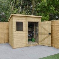 Forest Garden Timberdale Pent Shed with Assembly - 7 x 5ft