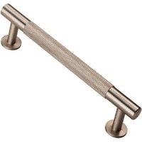 Carlisle Satin Nickel Knurled Cabinet Pull Handle - 128mm