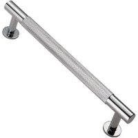 Carlisle Polished Chrome Knurled Cabinet Pull Handle - 160mm