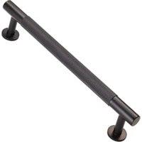 Carlisle Matt Black Knurled Cabinet Pull Handle - 160mm