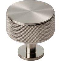 Carlisle Satin Nickel Knurled Cabinet Radio Knob - 160mm