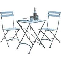 Norfolk Leisure Anada Bistro Steel Grey Bistro Set
