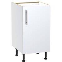 Wickes Orlando White Slab Base Unit - 450mm