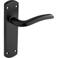 Goodrich Matt Black Lever Latch Door Handle - 1 Pair