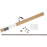 Rothley Antique Copper Utensil Rail Kit - 19 x 1000mm