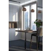 Rothley Gun Metal Worktop Leg - 60 x 870mm