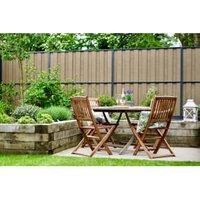 DuraPost VENTO Anthracite Grey & Natural Vertical Composite Fence Panel Multi-Pack - 6 x 6ft - 4 Panels