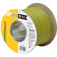 Single Core 6491X Green & Yellow Conduit Cable - 10.0mm2 - 25m
