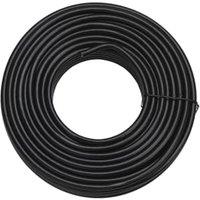 RG6 Black Coaxial Cable - 25m