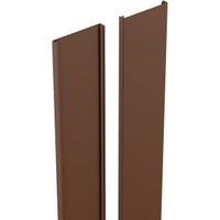 DuraPost Classic / Slimline Sepia Brown Cover Strip - 2100mm