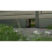 DuraPost Black Hedgehog Hole for Gravel Board - 150mm
