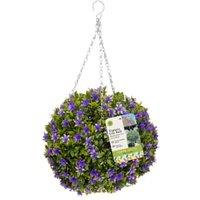 Faux Lily Topiary Ball - 30cm