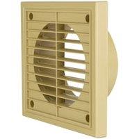 Manrose 100mm PVC Fixed Grille - Cotswold Stone