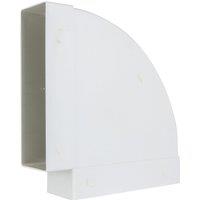 Manrose 90 Horizontal Duct Connector - 204 x 60mm
