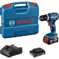 Bosch Professional GSB 18V-45 2 x 2.0Ah 18V Brushless Cordless Combi Drill