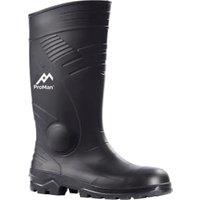 Rokfall Washington Black Safety Wellington Boots - Size 11