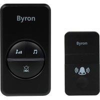 Byron Kinetic Doorbell with Chime - Black