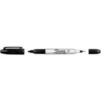 Sharpie Black Twin Tip Permanent Marker - Single