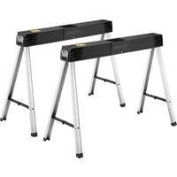 Stanley 1-97-475 Foldup Metal Saw Horse Twin Pack