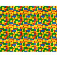 Origin Murals Toy Bricks Multi Wall Mural - 3 x 2.4m